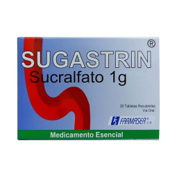 SUGASTRIN 20 TABLETAS SUCRALFATO