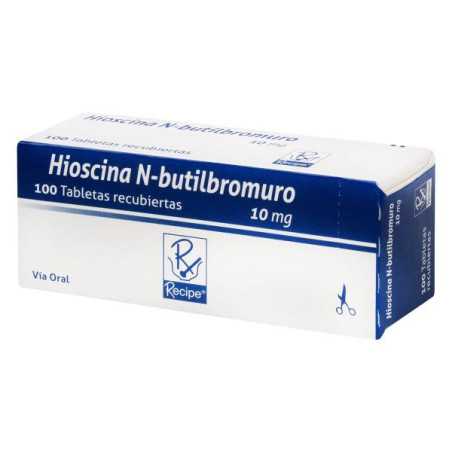 HIOSCINA N-BUTIL/BROMURO 10MG 100TBS RC HIOSCINA 