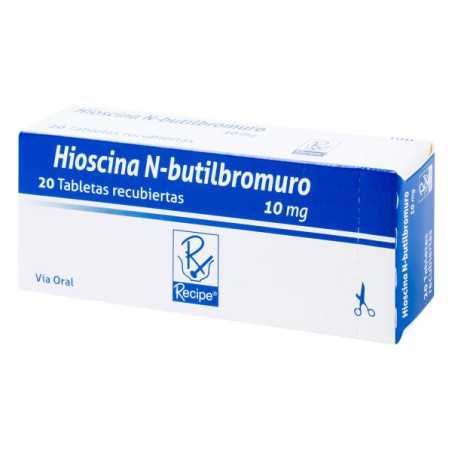 HIOSCINA N-BUTIL BROMURO 10 MG 20 TBS RC HIOSCINA
