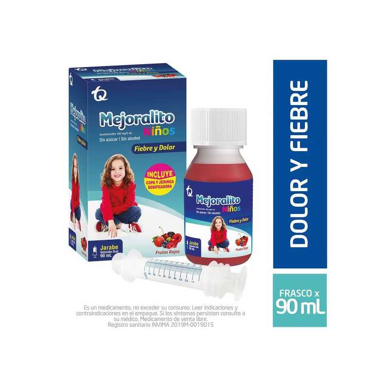MEJORALITO JARABE 160 MG/5 90 ML