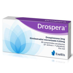 DROSPERA 28 COMPRIMIDOS DROSPIRENONA-ETINILESTRDIOL