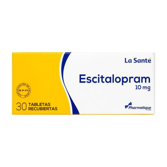 ESCITALOPRAM 10 MG 30 TABS LS