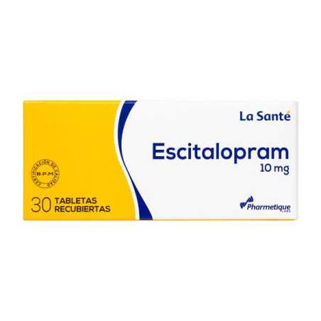 ESCITALOPRAM 10 MG 30 TABS LS