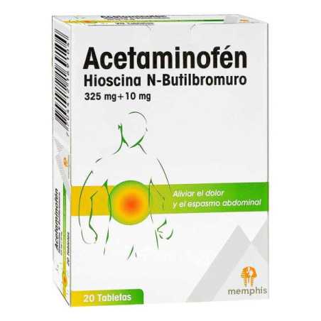 ACETAMINOFEN HIOSCINA 20 TBS MP 