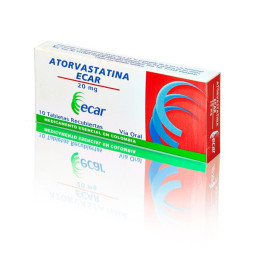 ATORVASTATINA 20 MG 10 TABLETAS EC ATORVASTATINA 