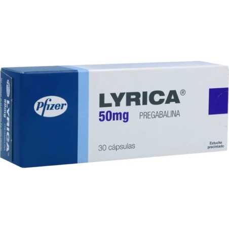 LYRICA 50 MG 30 CAPSULAS (P)27239 PREGABALINA