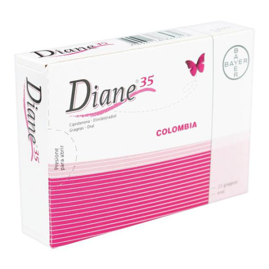 DIANE 35 21 GRAGEAS (DA)(PB) CIPROTERONA