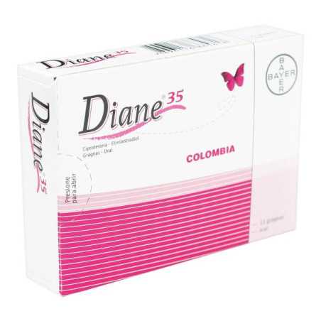 DIANE 35 21 GRAGEAS (DA)(PB) CIPROTERONA