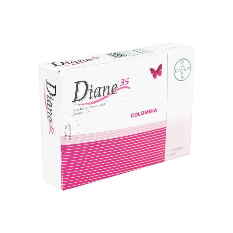 DIANE 35 21 GRAGEAS (DA)(PB) CIPROTERONA