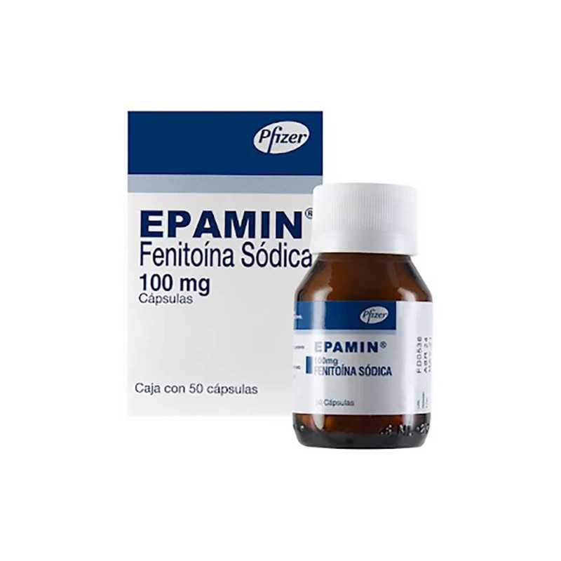 EPAMIN 100 MG 50 CAPSULAS FENITOINA