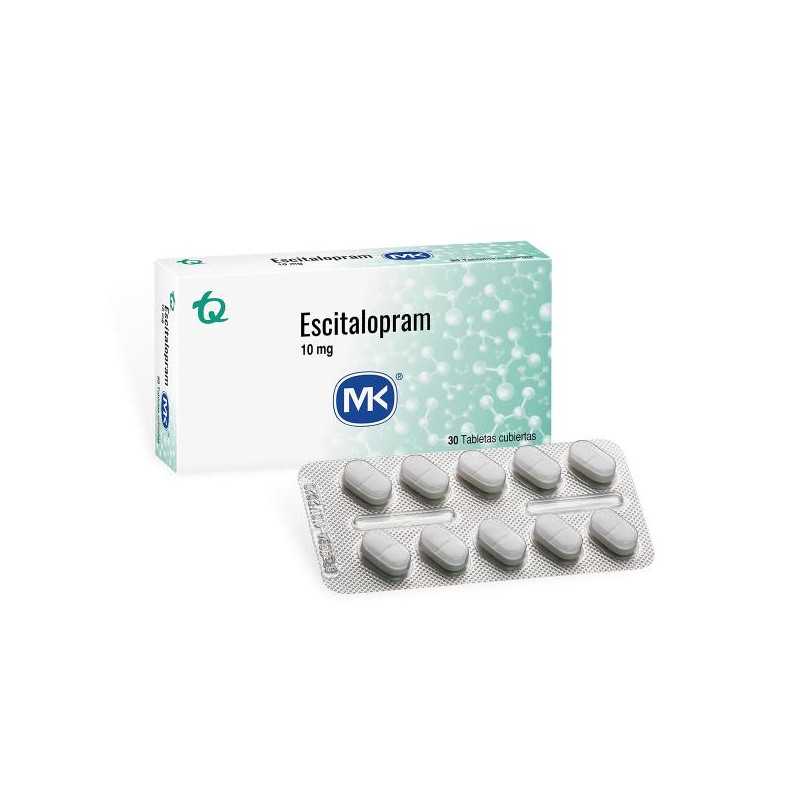 ESCITALOPRAM 10 MG 30 TBS REC MK