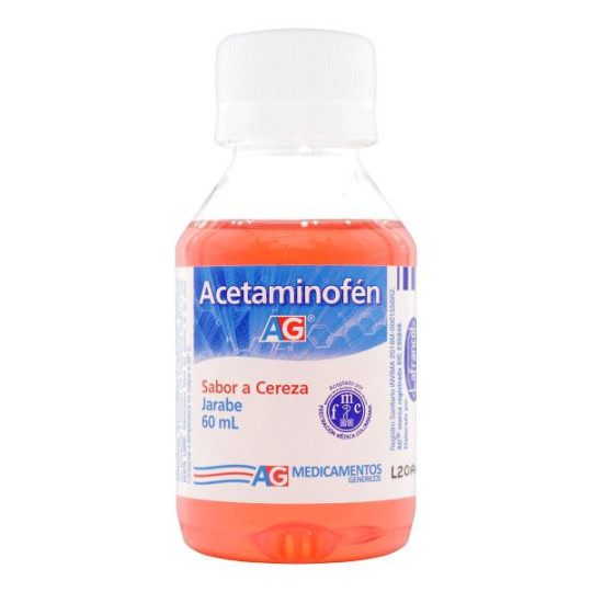 ACETAMINOFEN 150 MG JARABE 60 ML AG ACETAMINOFEN