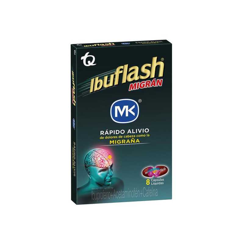 IBUFLASH MIGRAN 8 CAPSULAS IBUPROFEN