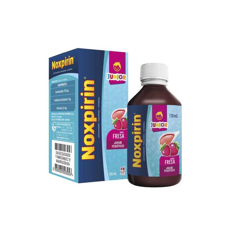 NOXPIRIN JUNIOR F JBE 120 ML ACETAMINOFEN-FENILEFRINA-CETIRIZINA