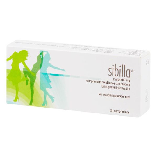 SIBILLA 2 MG 21 TABLETAS LEVONORGESTREL