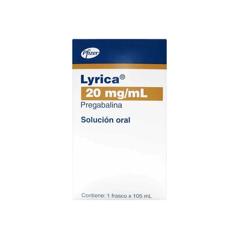 LYRICA SOLUCION ORAL 20MG/ML 105 ML PREGABALINA