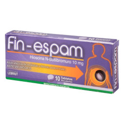 FIN - ESPAM 10 MG 10 TABLETAS HIOSCINA