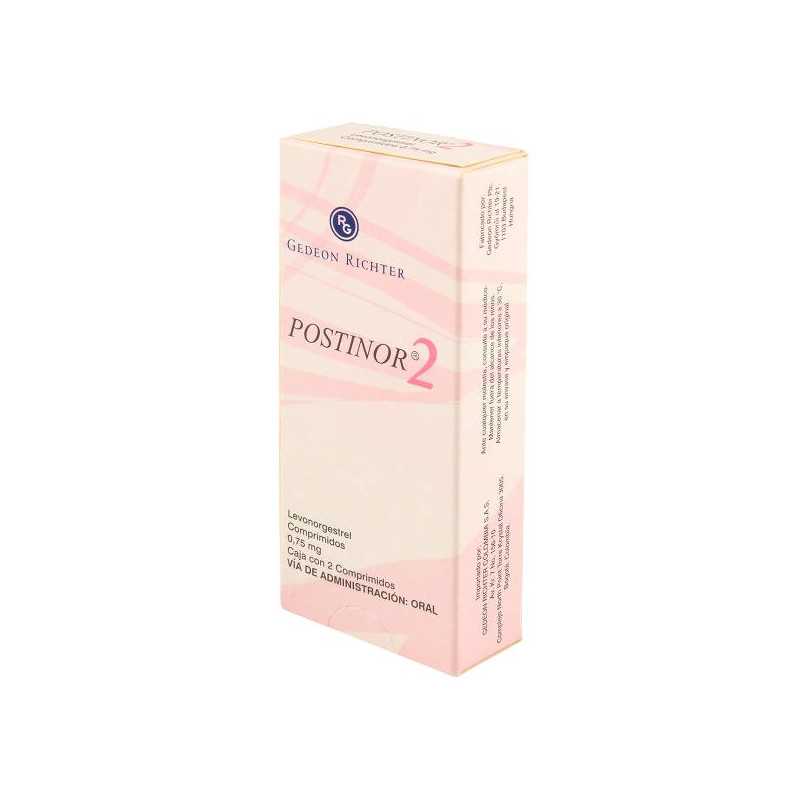 POSTINOR 2 TABLETAS (PUMC) LEVONORGESTREL