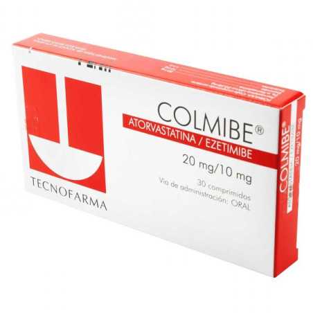 COLMIBE 20MG/10MG 30 COMPRIMIDOS(A)(DA) ATORVASTATINA-EZETIMIBE