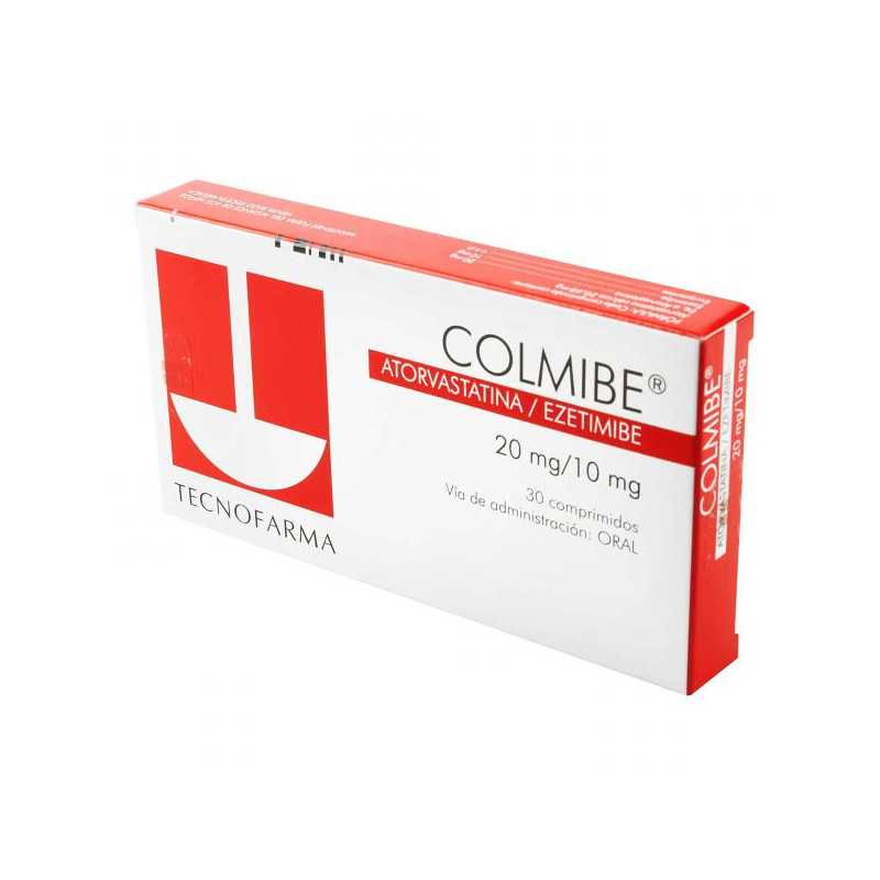 COLMIBE 20MG/10MG 30 COMPRIMIDOS(A)(DA) ATORVASTATINA-EZETIMIBE