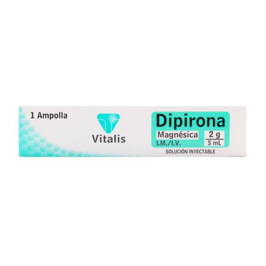 DIPIRONA MAGNES 2G/5ML 1 AMPOLLA 