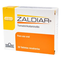 ZALDIAR 20 TABLETAS (DA)(A) ACETAMINOFEN-TRAMADOL