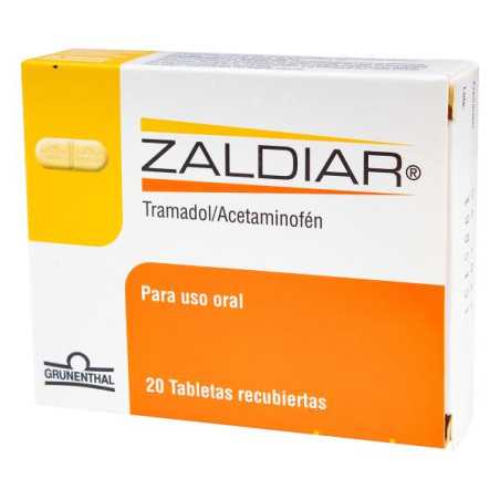 ZALDIAR 20 TABLETAS (DA)(A) ACETAMINOFEN-TRAMADOL