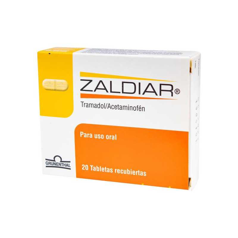 ZALDIAR 20 TABLETAS (DA)(A) ACETAMINOFEN-TRAMADOL