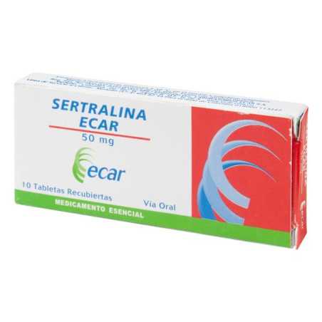 SERTRALINA 50 MG 10 TABLETAS EC SERTRALINA 