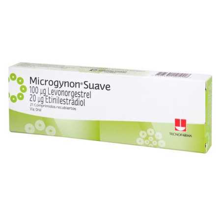 MICROGYNON SUAVE 21 GRAGEAS LEVONORGESTREL