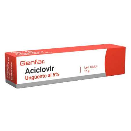 ACICLOVIR UNGUENTO TOPICO 15 GR GF ACICLOVIR