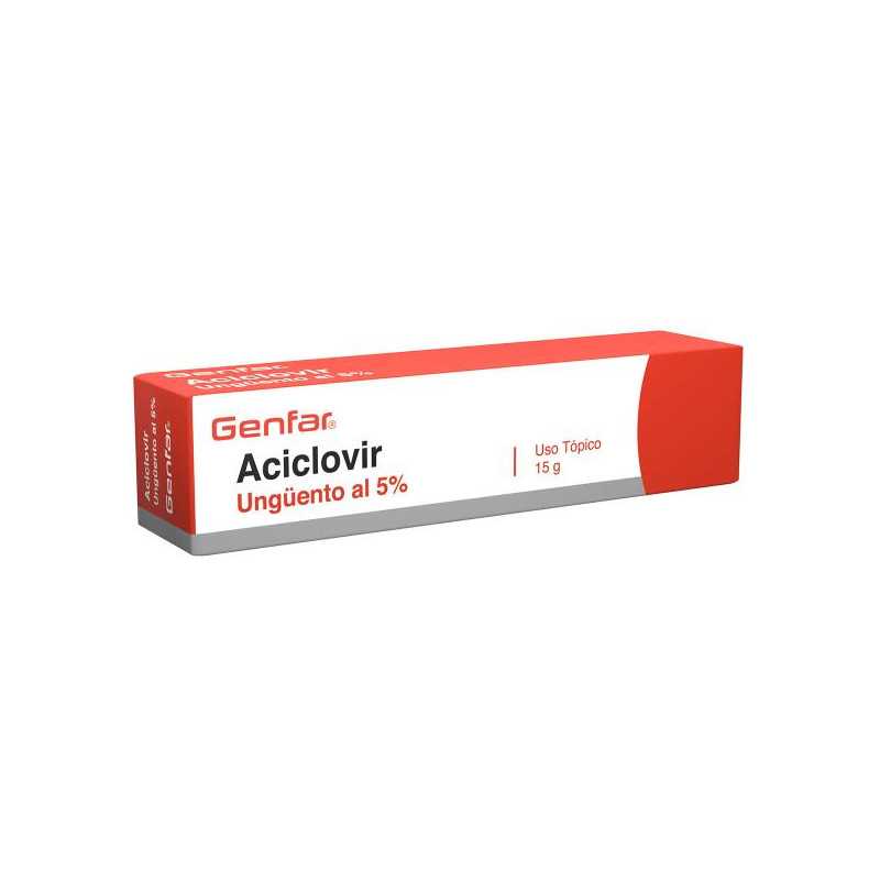 ACICLOVIR UNGUENTO TOPICO 15 GR GF ACICLOVIR