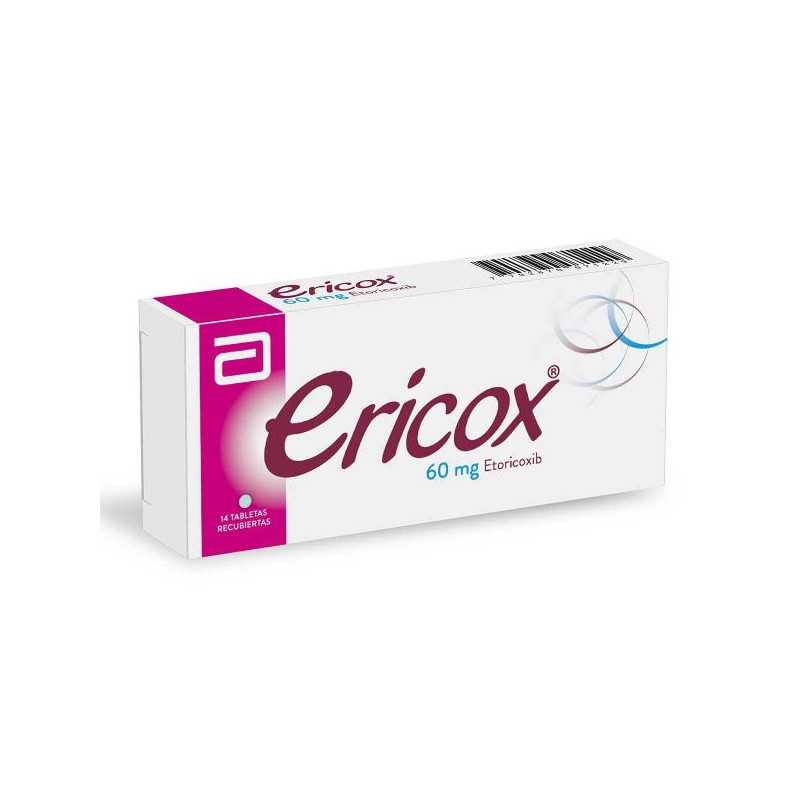 ERICOX 60 MG 14 TABLETAS ETORICOXIB