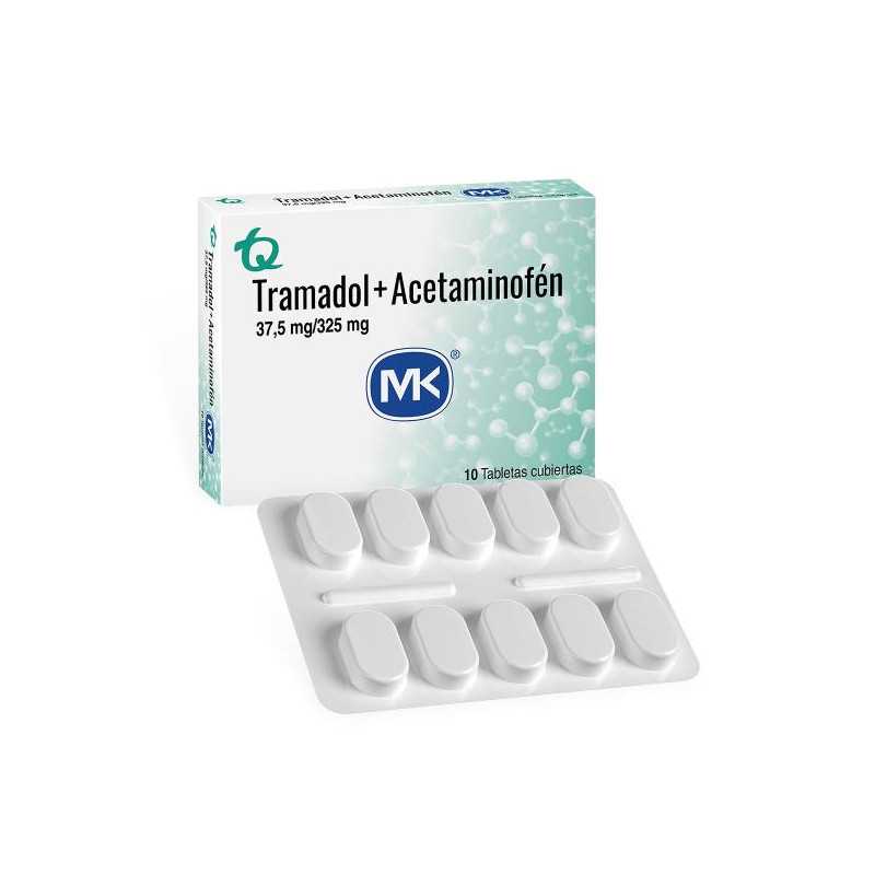 TRAMADOL 37.5 MG ACETAM.325 MG 10 TBS MK ACETAMINOFEN-TRAMADOL