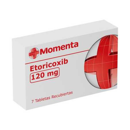 ETORICOXIB 120 MG 7 TABLETAS MOMENTA ETORICOXIB