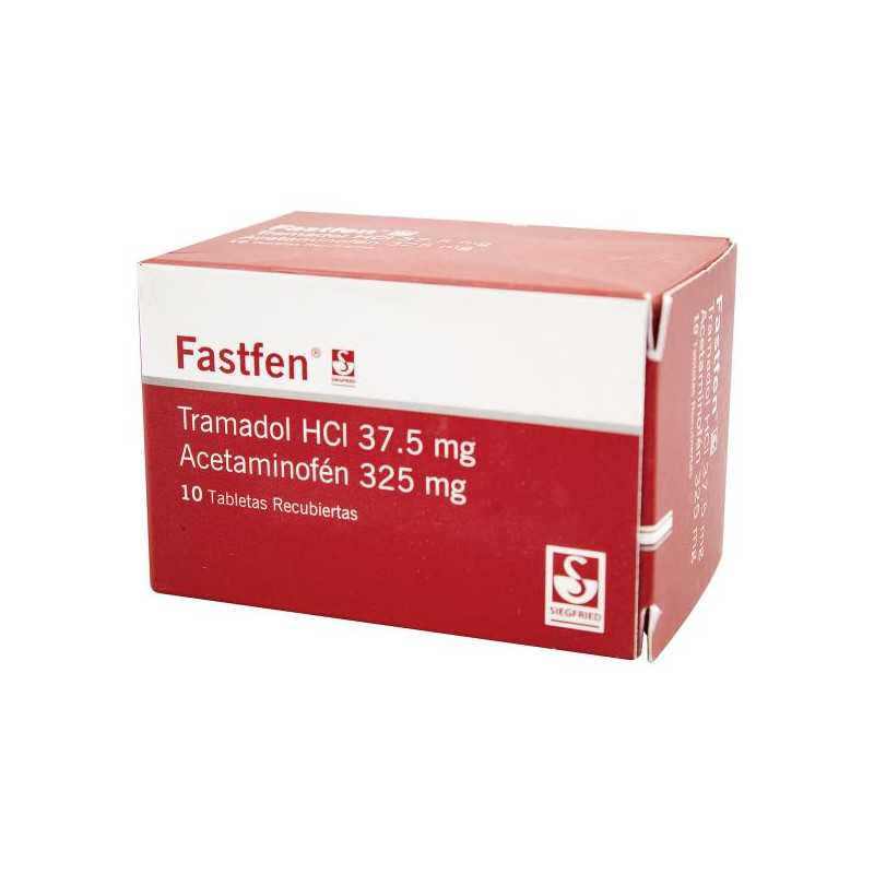 FASTFEN 10 TABLETAS(PB) ACETAMINOFEN-TRAMADOL