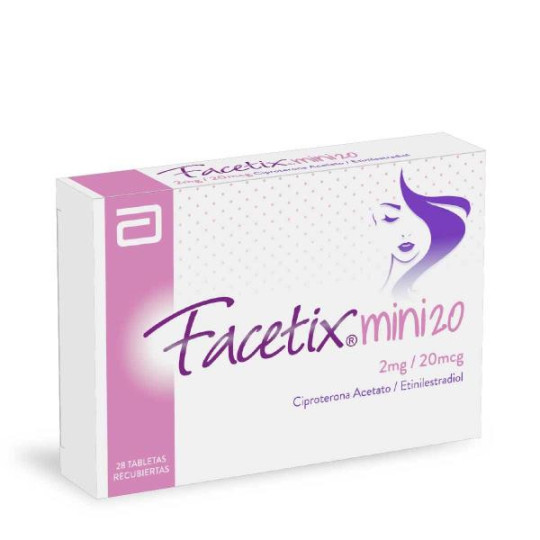 FACETIX MINI 28 TABLETAS(PB) CIPROTERONA