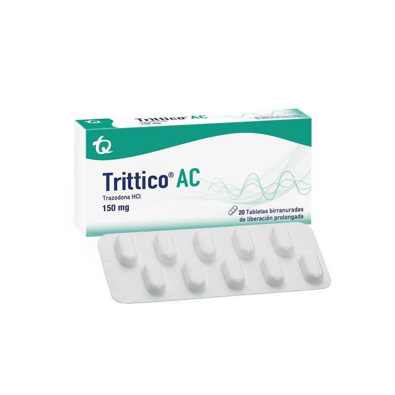 TRITTICO AC 150 MG 20 TABLETAS (DA)(A) TRAZODONA