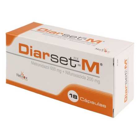 DIARSED- M 18 CAPSULAS METRONIDAZOL-NIFUROXAZIDA