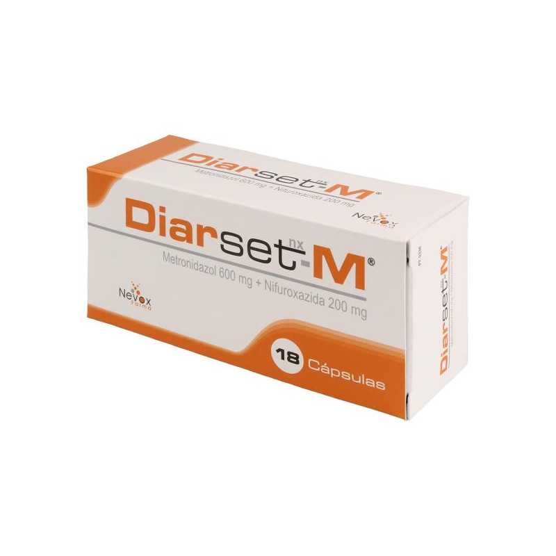 DIARSED- M 18 CAPSULAS METRONIDAZOL-NIFUROXAZIDA