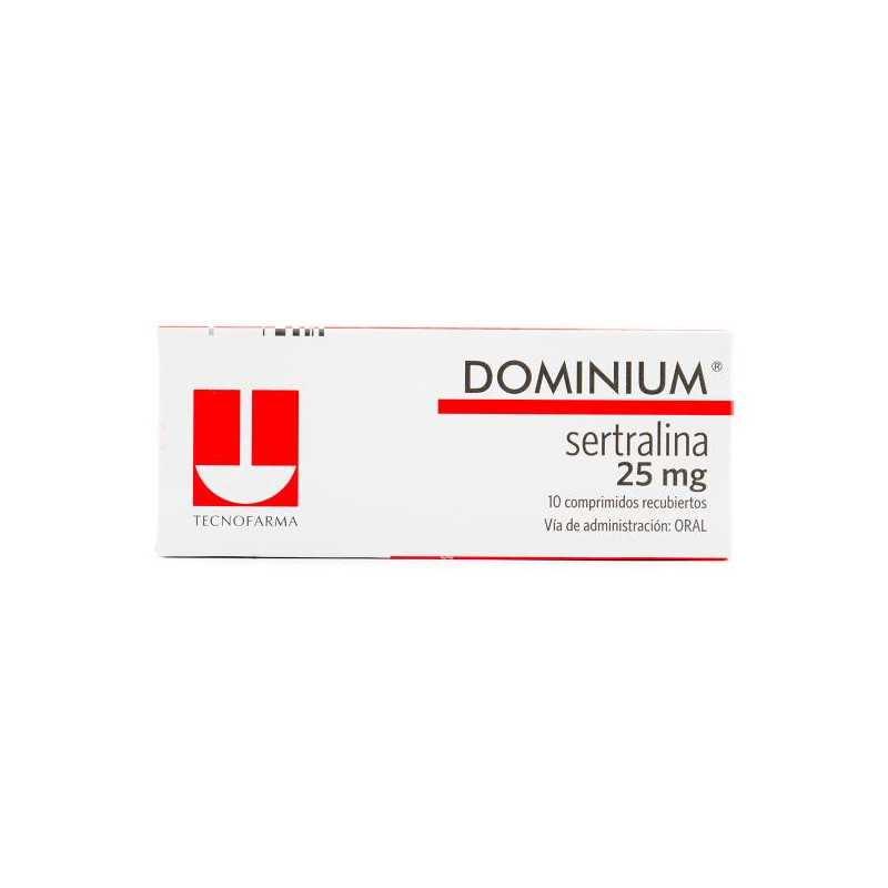 DOMINIUM 25 MG 10 CAPSULAS (E5) SERTRALINA