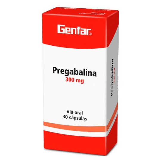 PREGABALINA 300 MG 30 TBS GF (P)163436 PREGABALINA 