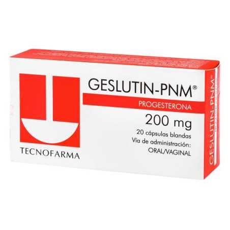 GESLUTIN 200 MG 20 PERLAS (DA)(A) PROGESTERONA