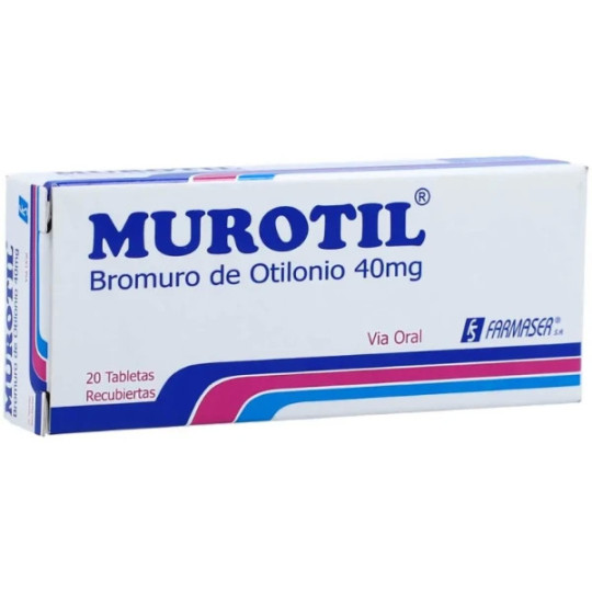 MUROTIL 40 MG 20 TABLETAS BROMURO DE OTILONIO