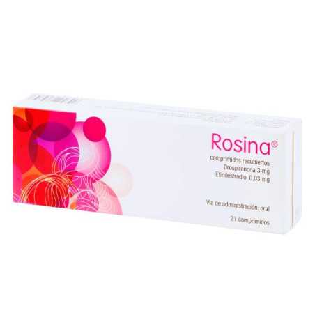 ROSINA 3MG 21 TABLETAS DROSPIRENONA-ETINILESTRDIOL
