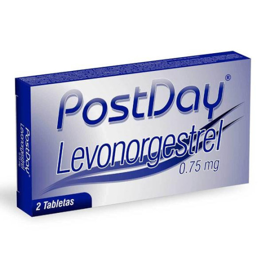 POSTDAY 0.75 MG 2 TABLETAS LEVONORGESTREL