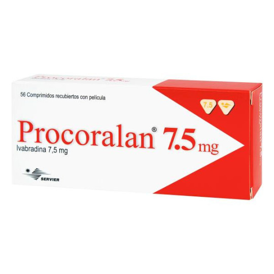 PROCORALAN 7.5 MG 56 COMPRIMIDOS (A) IVABRADINA