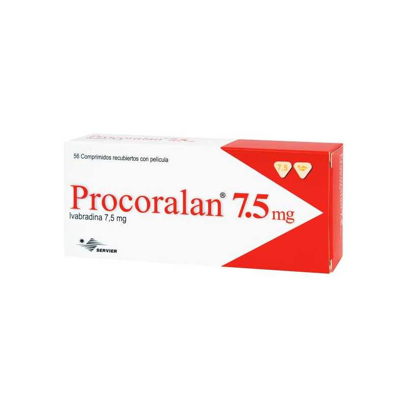 PROCORALAN 7.5 MG 56 COMPRIMIDOS (A) IVABRADINA