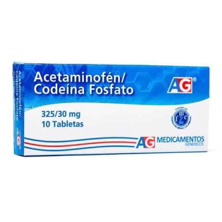 ACETAMINOFEN/CODEINA 325/30 MG 10 TBS AG ACETAMINOFEN CODEINA
