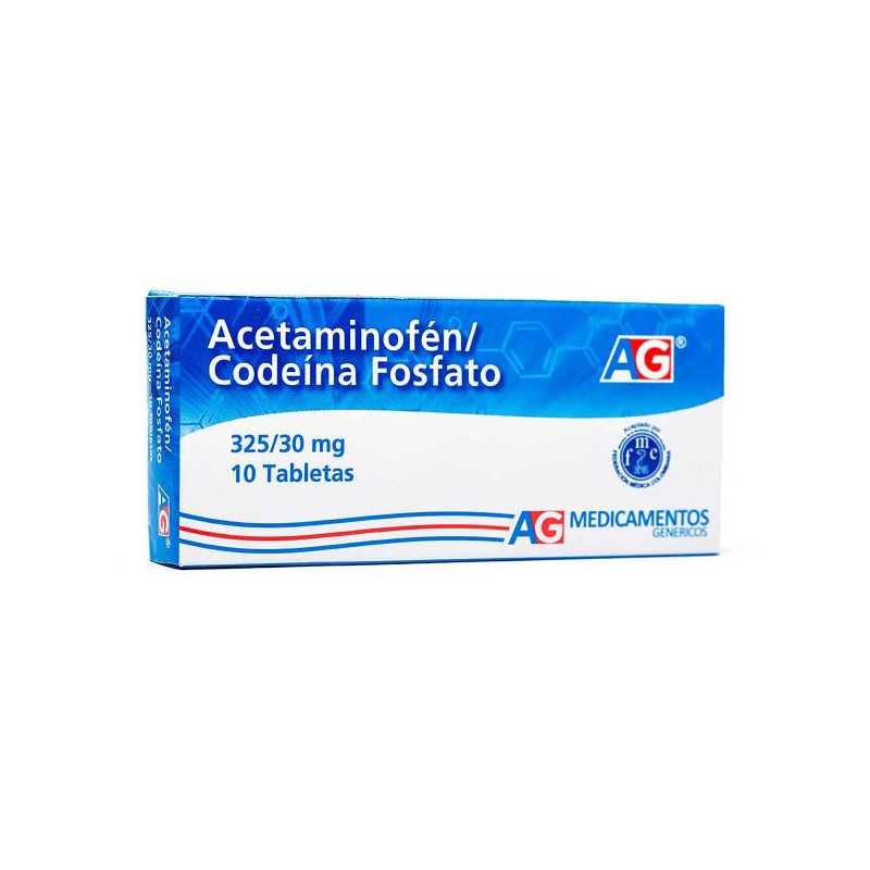 ACETAMINOFEN/CODEINA 325/30 MG 10 TBS AG ACETAMINOFEN CODEINA